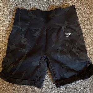 Gymshark Black Camo Shorts